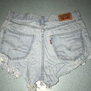 Levi denim jeans shorts